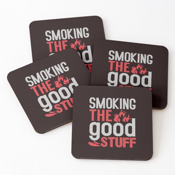 Item preview, Smoking The Good Stuff- Funny BBQ Shirt designed and sold by StreetShirts1.