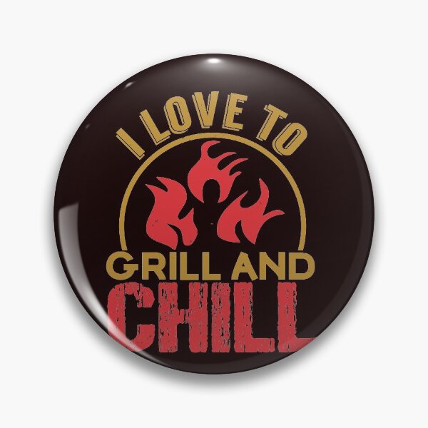 Item preview, I Love To Grill and Chill - Funny BBQ Shirt designed and sold by StreetShirts1.