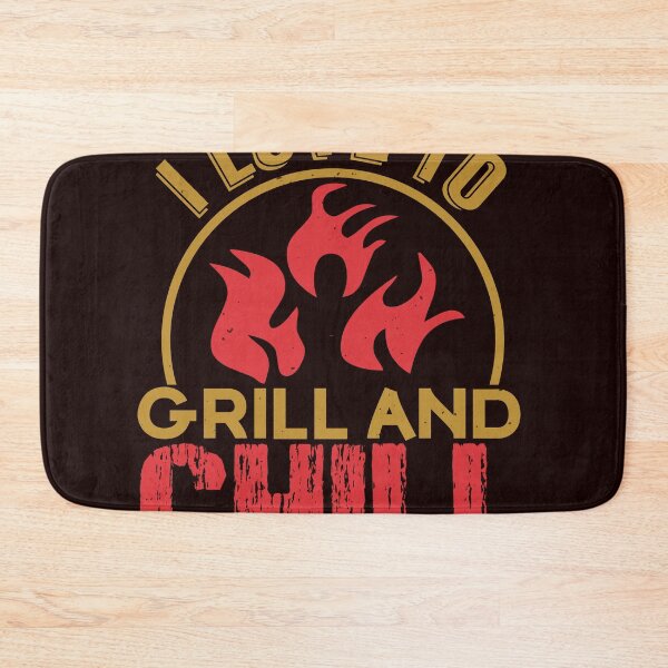 Item preview, I Love To Grill and Chill - Funny BBQ Shirt designed and sold by StreetShirts1.