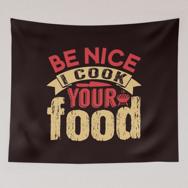 Item preview, Be Nice, I Cook Your Food - Funny BBQ Shirt designed and sold by StreetShirts1.