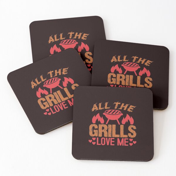 Item preview, All The Grills Love Me - Funny BBQ Shirt designed and sold by StreetShirts1.