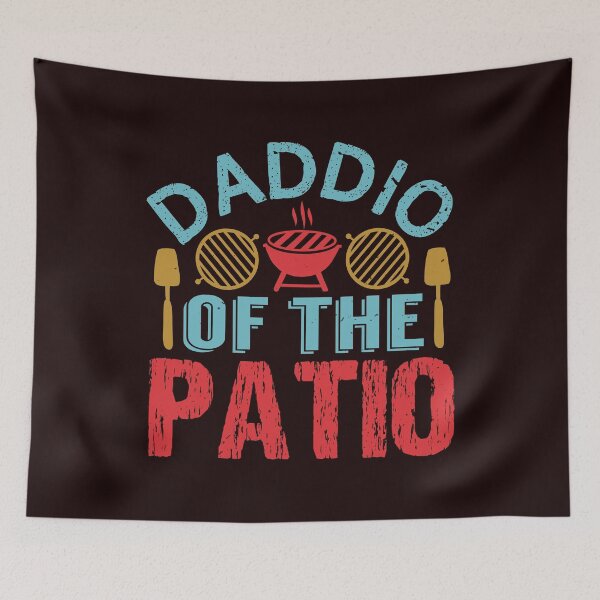 Item preview, Daddio Of The Patio - Funny BBQ Shirt designed and sold by StreetShirts1.