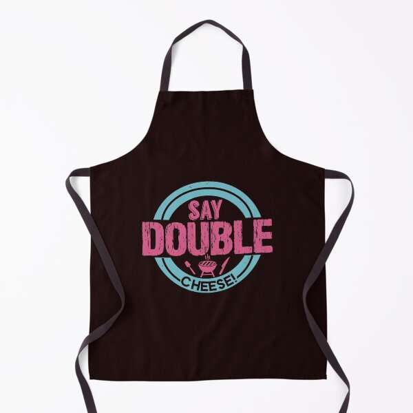 Artikelvorschau, Sagen Sie Doppelkäse! Lustiges BBQ Shirt entworfen und verkauft von StreetShirts1.