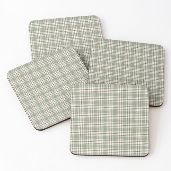 Item preview, Vintage Green Plaid with Red and Cream designed and sold by moosemtndesign.