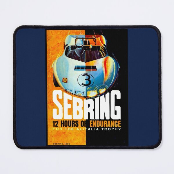 Item preview, SEBRING GRAND PRIX_ Vintage 1966 Auto Racing Print   designed and sold by WatersLenora.