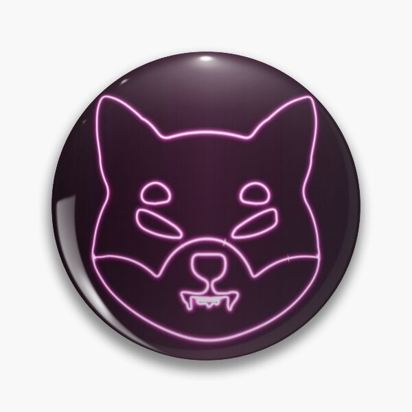 Item preview, Neon Shiba Inu Coin designed and sold by StuffnSuch.