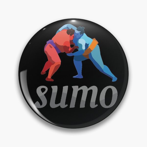Item preview, Sumo Wrestling Popart - Grapple in Blue designed and sold by theplumwolf.