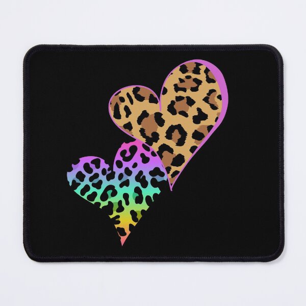Item preview, Leopard And Rainbow Hearts designed and sold by RedSparkle.