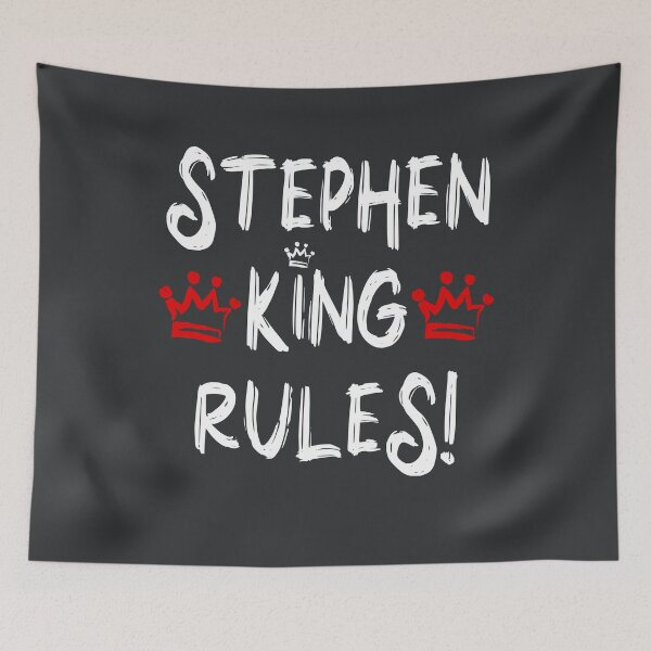 Aperçu de l'œuvre Règles de Stephen King, conception de fans de Stephen King créée et vendue par Constant Readers.