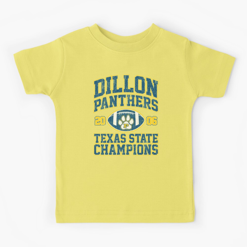 Campeones del estado de Texas de Dillon Panthers Friday Night Lights  (Variante) Camiseta para niños