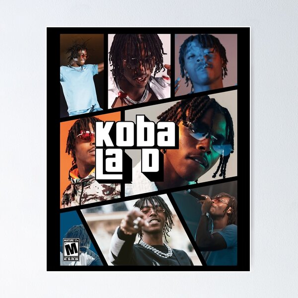 Retro Vintage Koba La D Vintage Rap Francais Retro Wave | Poster