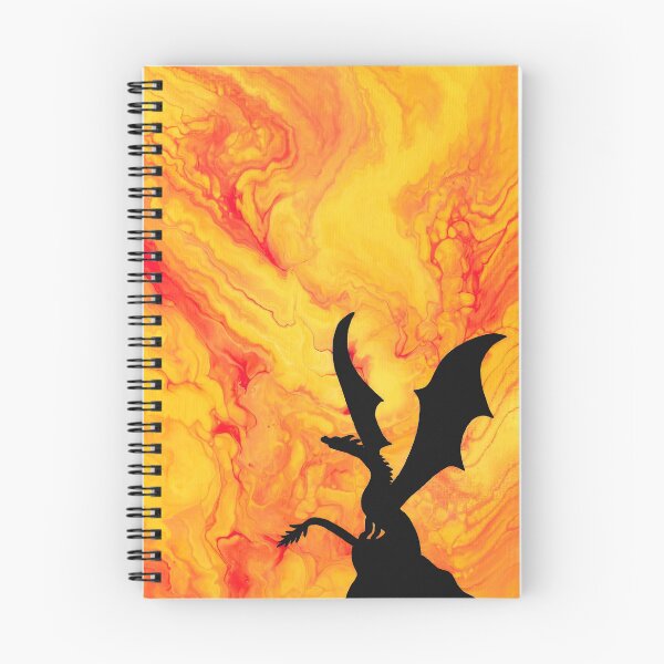 Item preview, Sunburst Dragon - Acrylic Pour designed and sold by HandmadeHill.