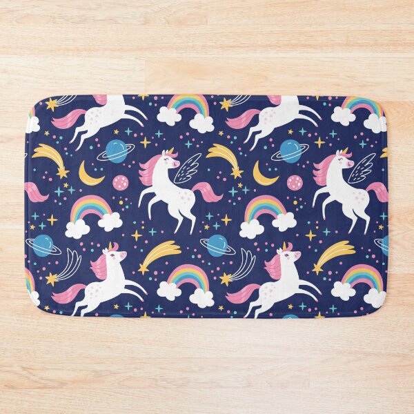Item preview, Seamless with white unicorns designed and sold by HauckClothing.