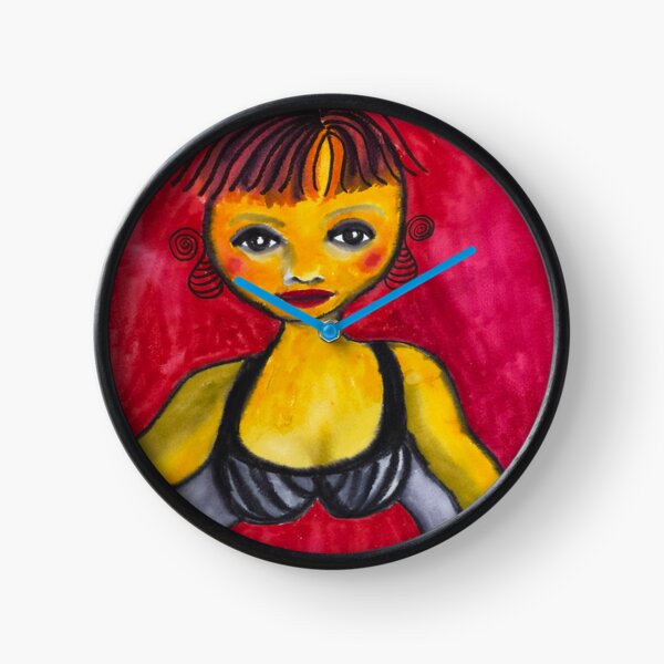 Crimson Lady Clock