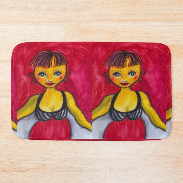 Crimson Lady Bath Mat