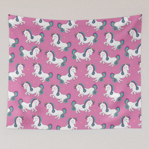 Item preview, Unicorns seamless for fashion fabrics designed and sold by HauckClothing.