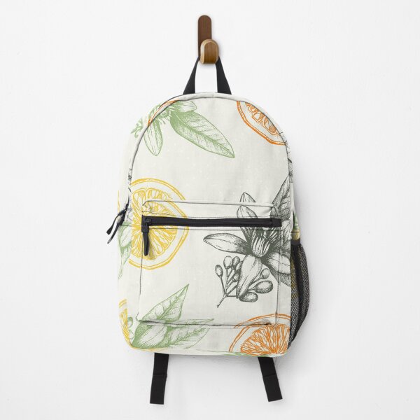 Item preview, Orange Slices Flower And Leaf Sketches designed and sold by HauckClothing.