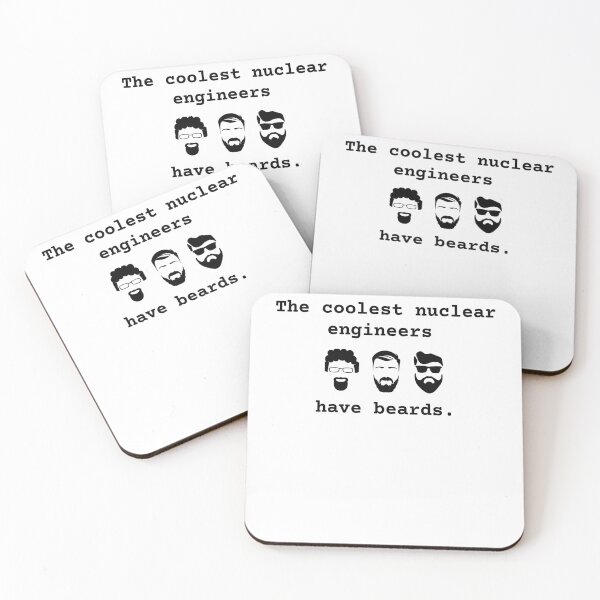 Item preview, The coolest nuclear engineers have beards.  designed and sold by A-priori.