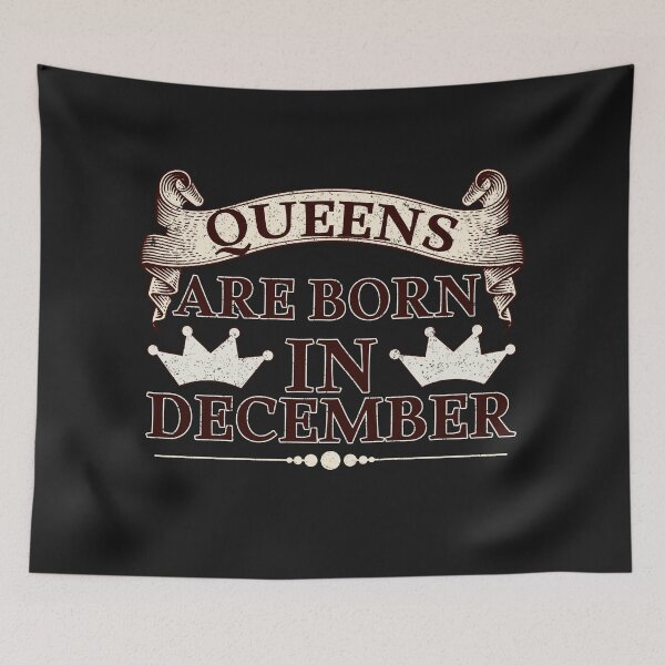 Item preview, Queen are born in December designed and sold by capotees.