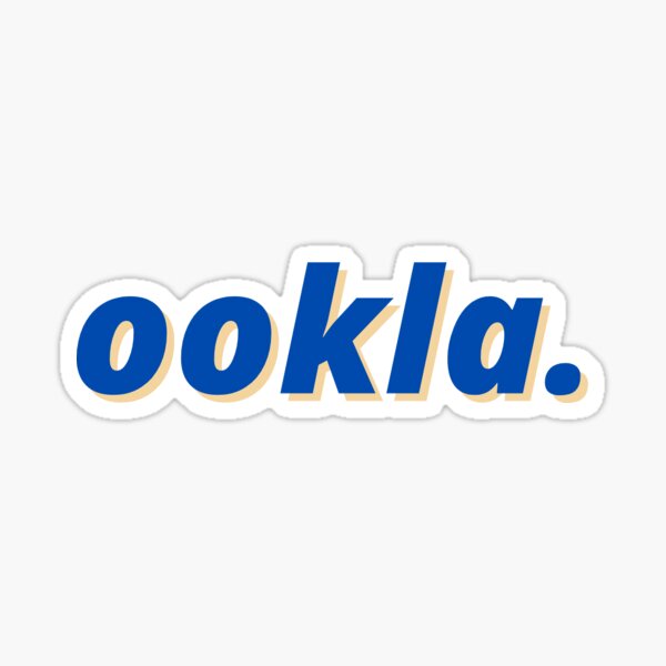 ookla -UCLA  Sticker