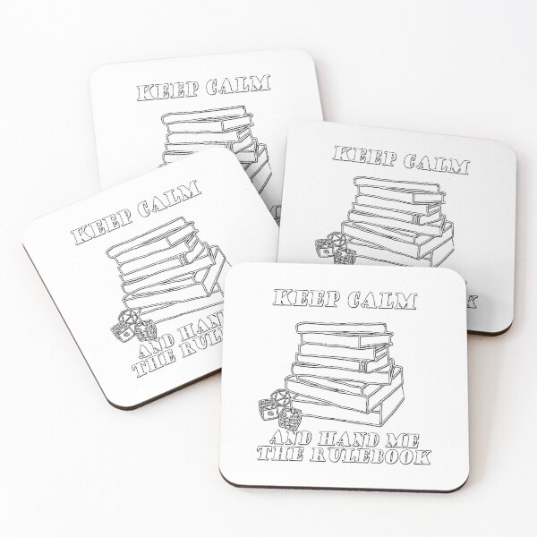 Item preview, Keep calm and hand me the rulebook designed and sold by Insaneluck.