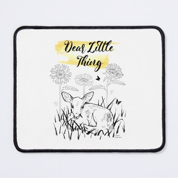 Item preview, Watercolour Accent Dear Little Thing Baby Deer Line Art for Nursery designed and sold by CJAura by Claire Jane Johnson.