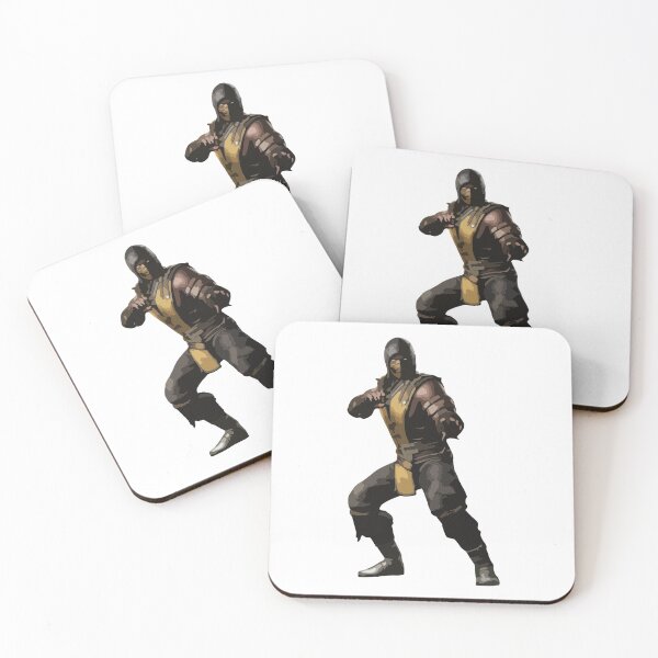 Item preview, Scorpion Mortal Kombat Painting designed and sold by Positive Lad.