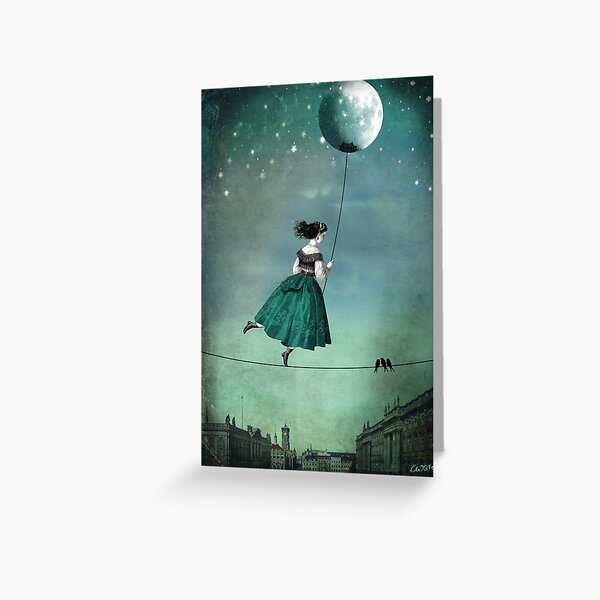 Moonwalk Greeting Card