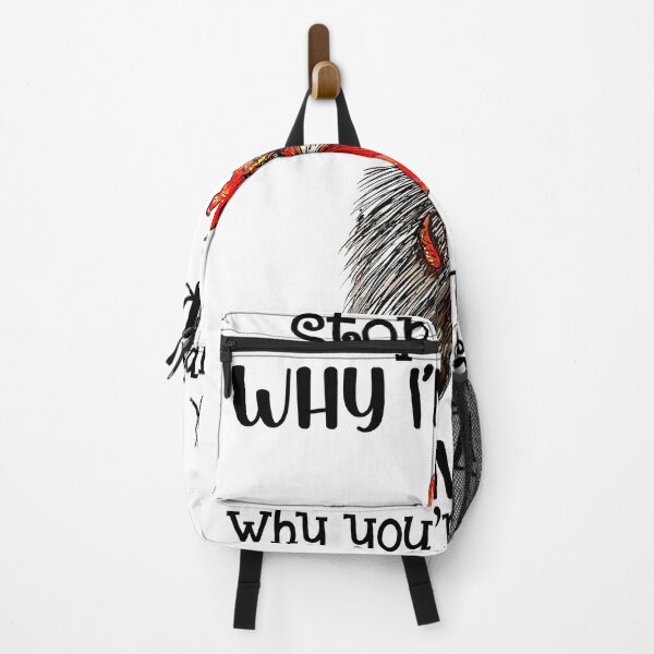 Item preview, Chicken Funny Stop Asking Why I'm Crazy designed and sold by Ryankathun.