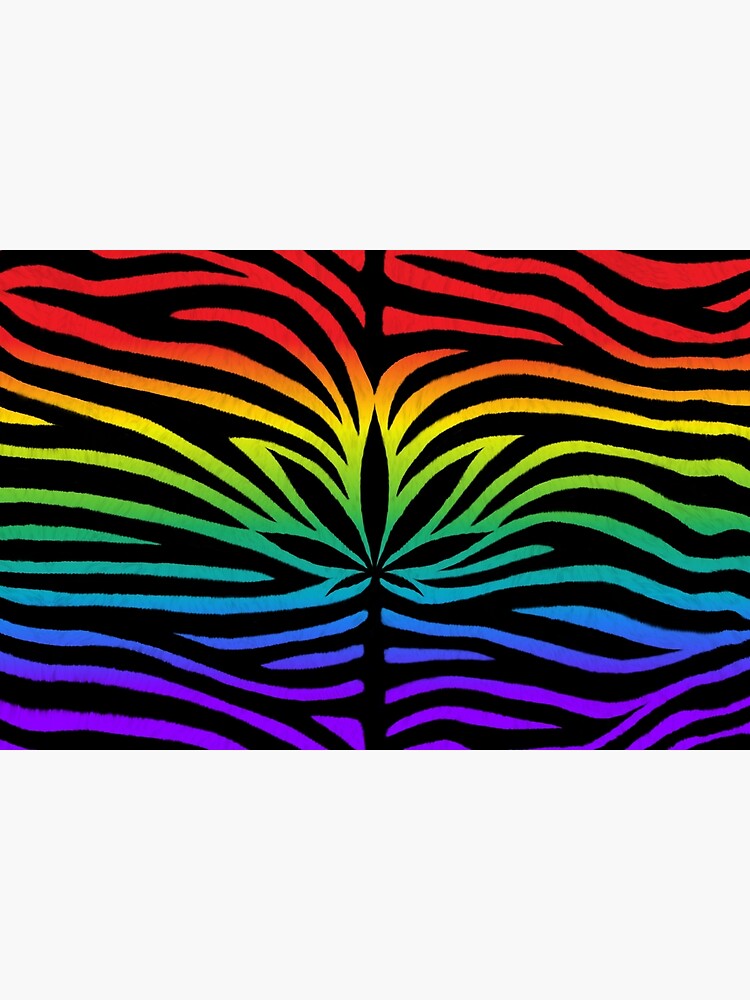 Thumbnail 6 of 6, Bath Mat, Rainbow Tiger designed and sold by Skyvora.