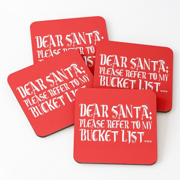 Item preview, Dear Santa, Please refer to my Bucket list! designed and sold by Capiral Bucketlist.