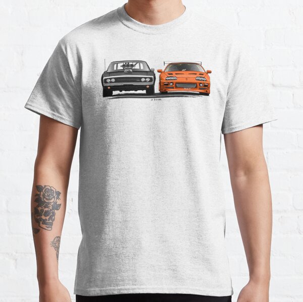Charger R/T & Supra Mk IV - Le Fast and Furious T-shirt classique