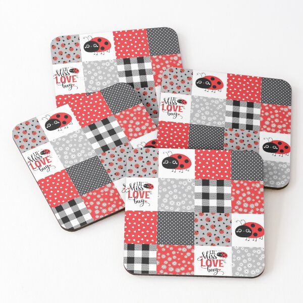 Item preview, LadyBird plaid flower cute pattern designed and sold by HarleyGarner.