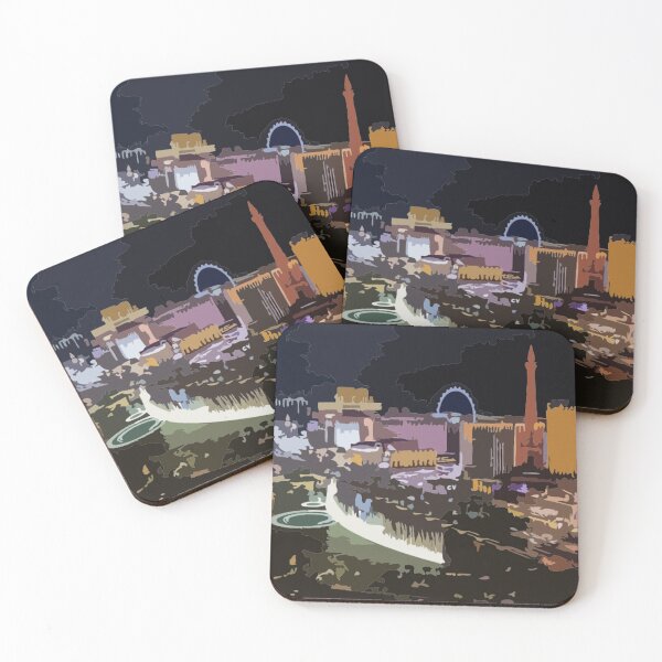 Item preview, Las Vegas Strip Skyline Painting designed and sold by Positive Lad.
