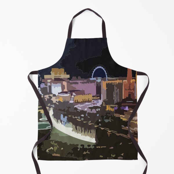 Item preview, Las Vegas Strip Skyline Painting designed and sold by Positive Lad.