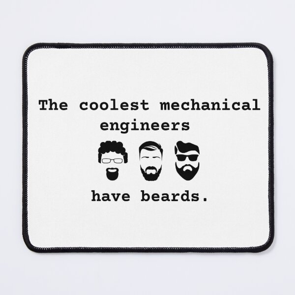 Item preview, The coolest mechanical engineers have beards.  designed and sold by A-priori.