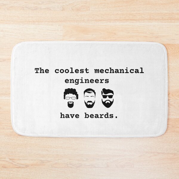 Item preview, The coolest mechanical engineers have beards.  designed and sold by A-priori.