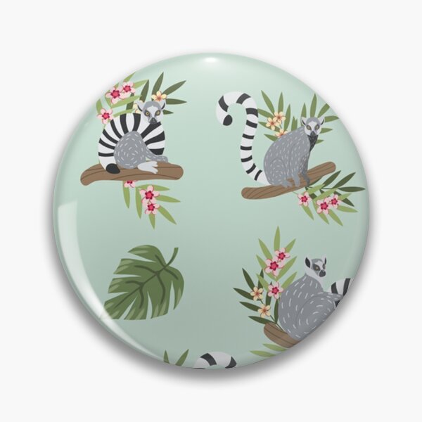 Item preview, Lemur hand drawn vector pattern designed and sold by HarleyGarner.