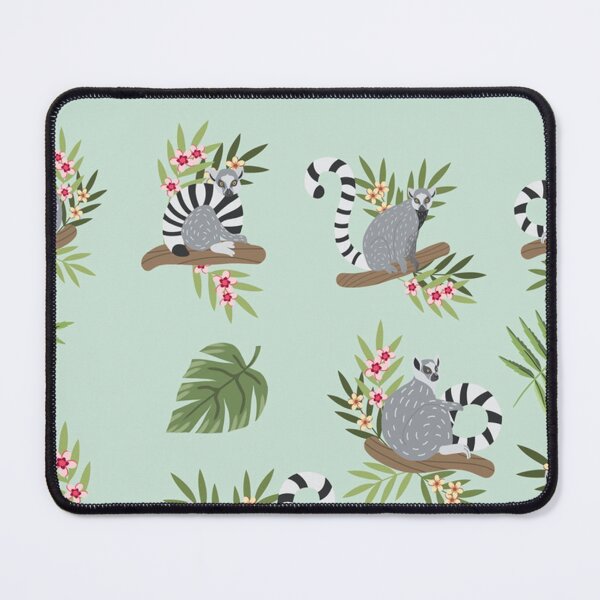 Item preview, Lemur hand drawn vector pattern designed and sold by HarleyGarner.