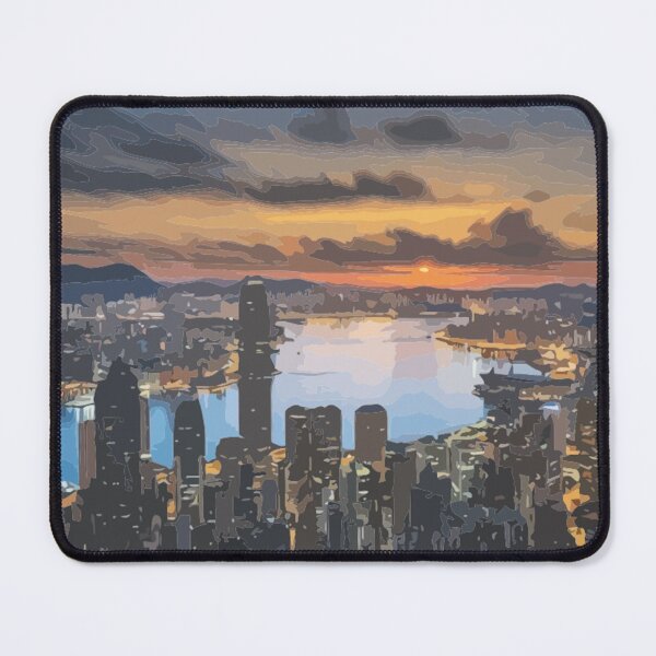 Item preview, Victoria Peak Sunset Painting designed and sold by Positive Lad.