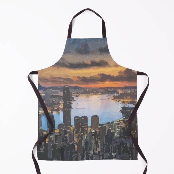 Item preview, Victoria Peak Sunset Painting designed and sold by Positive Lad.