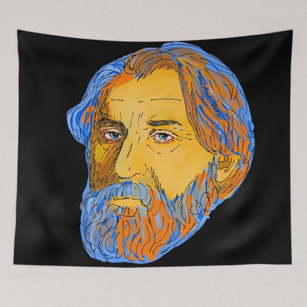 Item preview, Ivan Turgenev illustration designed and sold by KennyLucky.