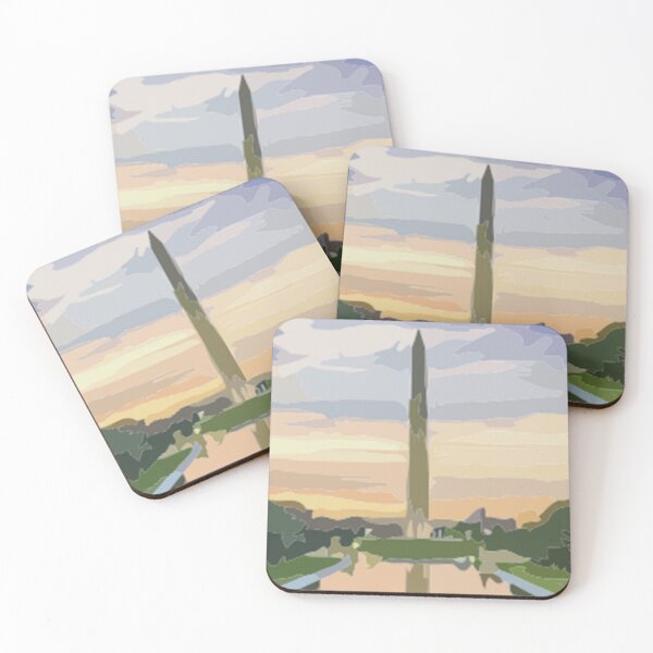 Item preview, Washington Monument Abstract Painting designed and sold by Positive Lad.