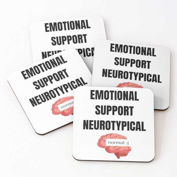 Item preview, emotional support neurotypical designed and sold by the-gay-cousin.