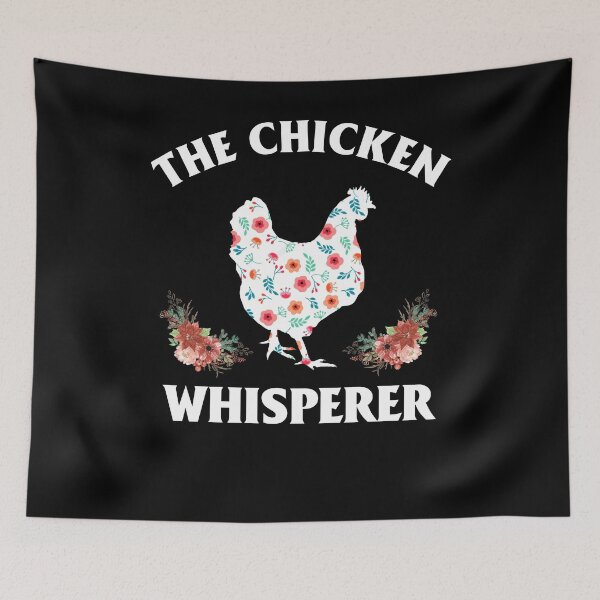 Item preview, The Chicken Whisperer Flowery Chicken designed and sold by Ryankathun.