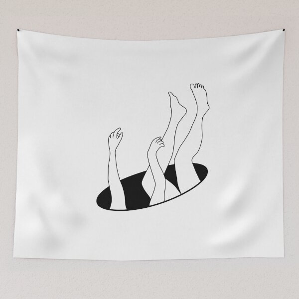 Item preview, Falling Through The Rabbit Hole / Black Hole designed and sold by GeKrayr.