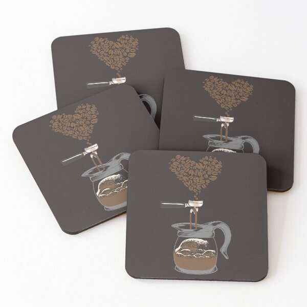 Item preview, Barista And Great Wave Coffee Beans Art designed and sold by MrEddie10.