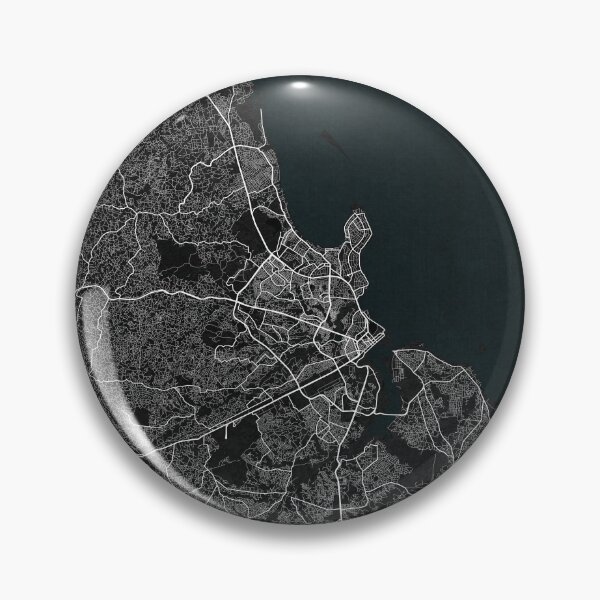 Item preview, Dar es Salaam City Map of Tanzania - Dark designed and sold by deMAP.