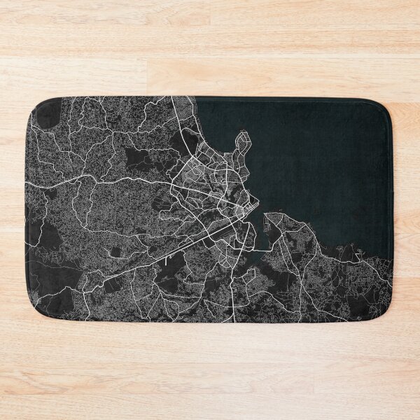 Item preview, Dar es Salaam City Map of Tanzania - Dark designed and sold by deMAP.