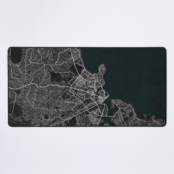 Item preview, Dar es Salaam City Map of Tanzania - Dark designed and sold by deMAP.